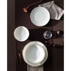 Madame Coco Collin 6 Kişilik 24 Parça Yemek Takımı - Beyaz/gold Çok Renkli