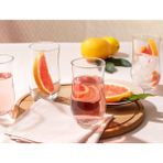 Madame Coco Coralie 4'lü Meşrubat Bardağı Seti - 360 ml - Şeffaf
