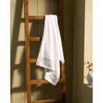 Madame Coco Daine Banyo Havlusu - Beyaz - Bej - 70 x 140 cm