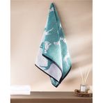 Madame Coco Dalmatien İpliği Boyalı Yüz Havlusu - Su Yeşili - 50x85 cm Yeşil