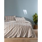 Madame Coco Darvell Çift Kişilik Ipliği Boyalı Nevresim Takımı - 200 x 220 cm - Antrasit