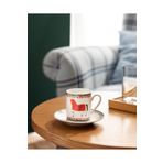 Madame Coco Desirat 2'li Kahve Fincan Takımı - Renkli - 90 ml