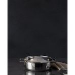 Madame Coco Elena Kısa Tencere - Çelik - 24 cm