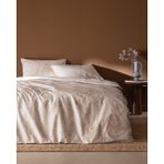 Madame Coco Exorde Çift Kişilik Ranforce Baskılı Nevresim Takımı - Bej - 200 x 220 cm