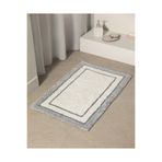 Madame Coco Giverny Banyo Paspası - Gri - 50x80 cm