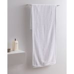 Madame Coco Grenat Pamuklu Banyo Havlusu - Beyaz/lacivert - 70X140 cm - 70 x 140 cm