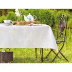 Madame Coco Jannie Pvc Gri 140x140 cm Masa Örtüsü