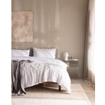 Madame Coco Justine King Size%100 Pamuk Nevresim Takımı, Beyaz-Taş