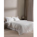 Madame Coco Kaviera King Size%100 Pamuk Brodeli Nevresim Takımı, Beyaz