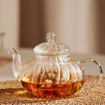 Madame Coco Lahey 720 ml Süzgeçli Borosilikat Cam Demlik