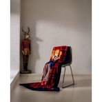 Madame Coco Laurez Welsoft Baskılı Tv Battaniye - Kırmızı/lacivert - 130 x 170 cm - Kırmızı - Lacivert