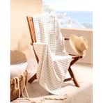 Madame Coco Leroy Banyo Havlusu - 70X140 cm - Yat Koleksiyon - Beyaz - 70 x 140 cm
