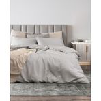 Madame Coco Loire Çift Kişilik Tencel Çarşaflı Nevresim Takımı ( TENCEL:trade_mark: ) - Gri - 200 x 220 cm