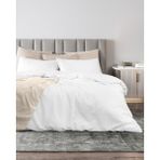 Madame Coco Loire Super King Size Nevresim Takımı ( Tencel™ ) - Beyaz - 260 x 240 cm