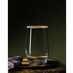 Madame Coco Lucinda Optikli 4'lü Kristal Meşrubat Bardağı Seti - 380ML