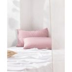 Madame Coco Manon %100 Pamuk Yastık Kılıfı Seti - Gül Kurusu - 50x70
