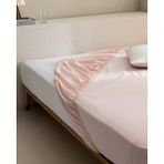 Madame Coco Manon King Size %100 Pamuk Ranforce Lastikli Çarşaf - Açık Pudra - 180X200CM