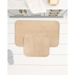 Madame Coco Mathılda Banyo Paspası - Açık Kahve - 50 x 80 + 45 x 50 cm