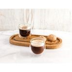 Madame Coco Moulins 2-li Çift Camlı Bardak 100 ml Renkli Camdan Şık Tasarım 2 Parçalı Set