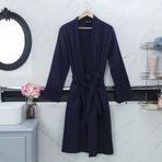 Madame Coco Nicola Kimono Lacivert Erkek Bornoz