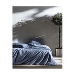 Madame Coco Odette King Size%100 Pamuk Ranforce Baskılı Nevresim Takımı, Koyu Mavi, 240 x 220