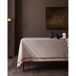 Madame Coco Ombrelot %100 Pamuk Masa Örtüsü - Ekru/kırmızı - 150x220 Cm 8684427298190 Çok Renkli