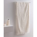 Madame Coco Pavot %100 Pamuk Banyo Havlusu - Ekru - 70X140 cm - 70 x 140 cm