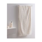Madame Coco Pavot %100 Pamuk Banyo Havlusu - Ekru - 70x140 cm