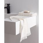 Madame Coco Pavot 4'lü %100 Pamuk El Havlusu - Ekru - 30X45 cm - 30 x 45 cm