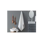 Madame Coco Piano Armürlü Beyaz Banyo Havlusu
