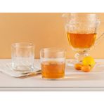 Madame Coco Pierretta White Rugs 4'lü 380 ml Su Bardağı Set