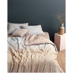 Madame Coco Rainger Tek Kişilik Pamuklu Baskılı Nevresim Takımı - - Gri - Bej - 160 x 220 cm