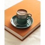 Madame Coco Ramona 6 'lı kahve fincan seti - Yeşil - 6 Adet - 80 ml