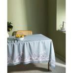 Madame Coco Ravage Polycotton Masa Örtüsü - Gri/Mint - 150X200 Cm