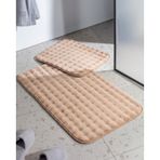 Madame Coco Reflet Bubble 2'li Banyo Paspası - Bej 8684427127841 Ekru