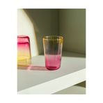 Madame Coco Renard 4'lü Meşrubat Bardağı Seti - Sarı/Pembe - 395 ml