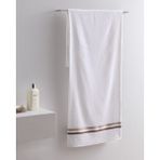 Madame Coco Rosabelle Pamuklu Banyo Havlusu - Beyaz/bej - 70X140 cm - 70 x 140 cm