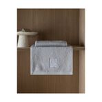 Madame Coco Rusea 2'li Nakışlı %100 Pamuk El Havlusu - Gri - 30x45 cm