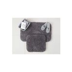 Madame Coco Sheep 2'li Antrasit Banyo Paspas