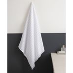 Madame Coco Soderna Pamuklu Banyo Havlusu - Beyaz/gri 8684427190753 Beyaz