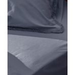 Madame Coco Sona King Size Püsküllü Çarşaflı Nevresim Takımı - Indigo - 240 x 220 cm