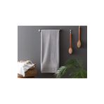 Madame Coco Stripe Armürlü Gri 80x150 cm Banyo Havlusu