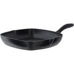 Madame Coco Titanium Professional 28 cm Siyah Izgara Tava Titanyum Kaplama ile Kolay Temizlik Sağlar