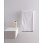 Madame Coco Topaze Pamuklu Yüz Havlusu - Beyaz/gri - 50X70 cm - 50 x 70 cm - Beyaz - Gri