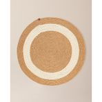 Madame Coco Vernal Yuvarlak Kilim - Naturel/krem - 100 Cm 8684427228593 Çok Renkli