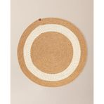 Madame Coco Vernal Yuvarlak Kilim - Naturel/Krem - 100 cm