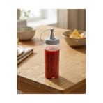 Madame Coco Vernon plastik Sos Şişesi - Soft Gri - 400 ml