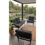 Madame Home Antrasit Orkide Oturma Grubu 2-1-1