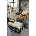 Madame Home Krem Manolya Oturma Gurubu 2-1-1 Masa