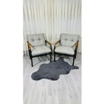 Madame Home Leylak Balkon, Bahçe,Teras,Cafe - Salon - Metal Kanepe Koltuk Takımı 1-1